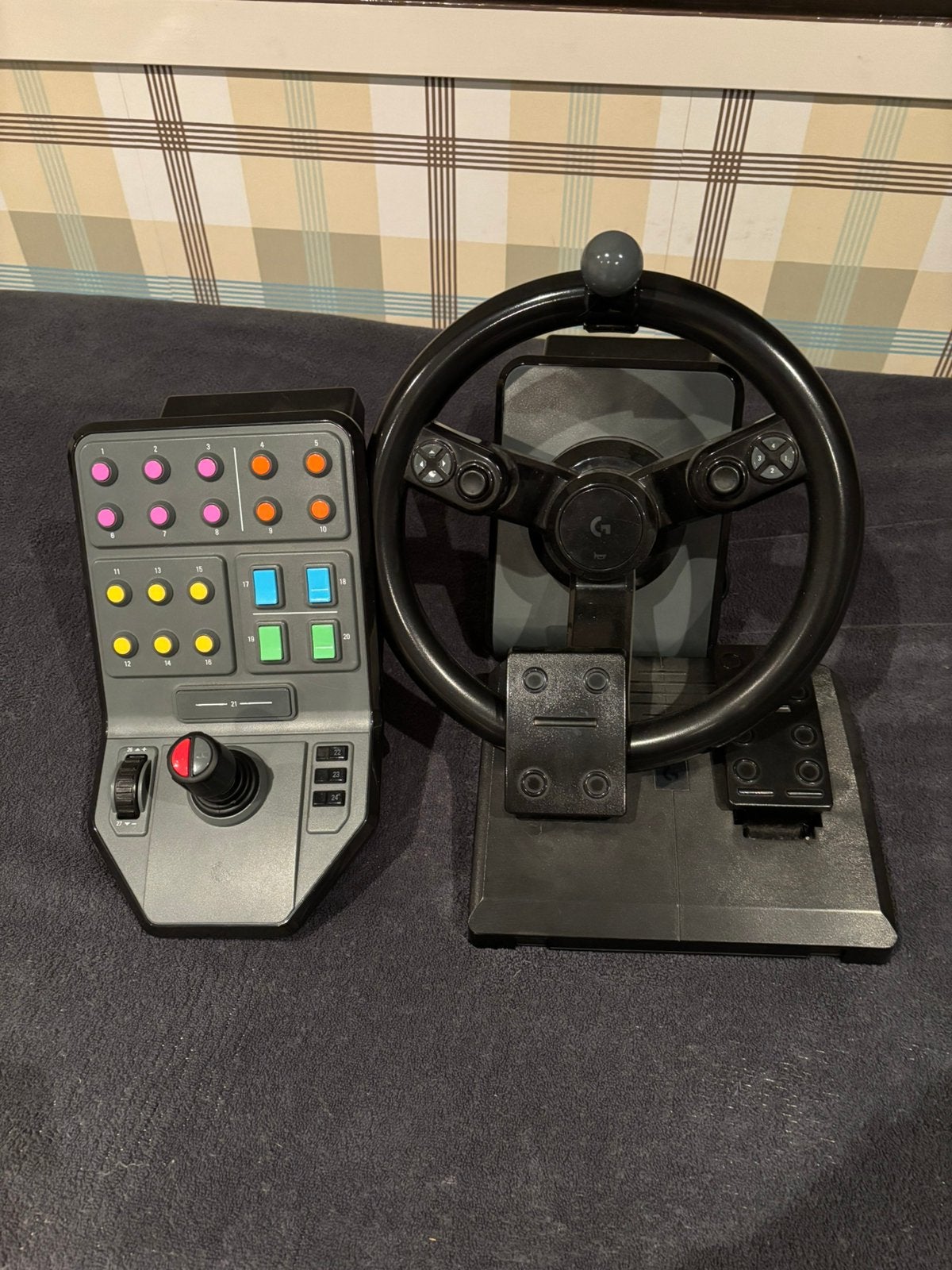 Farming stuur pedaal en controller, Ophalen, Gebruikt