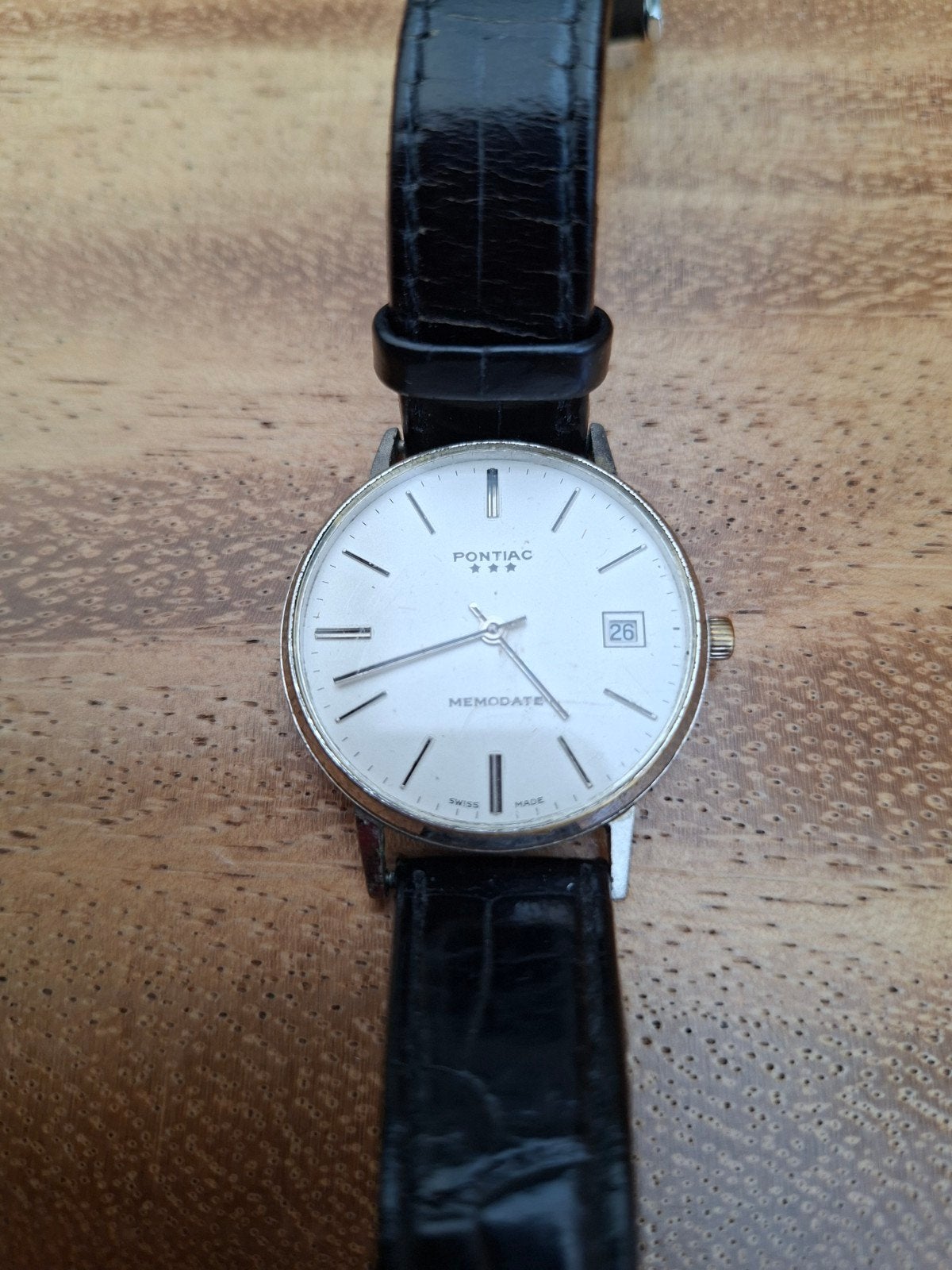 pontiac horloge, Ophalen, Gebruikt, Staal, Overige merken