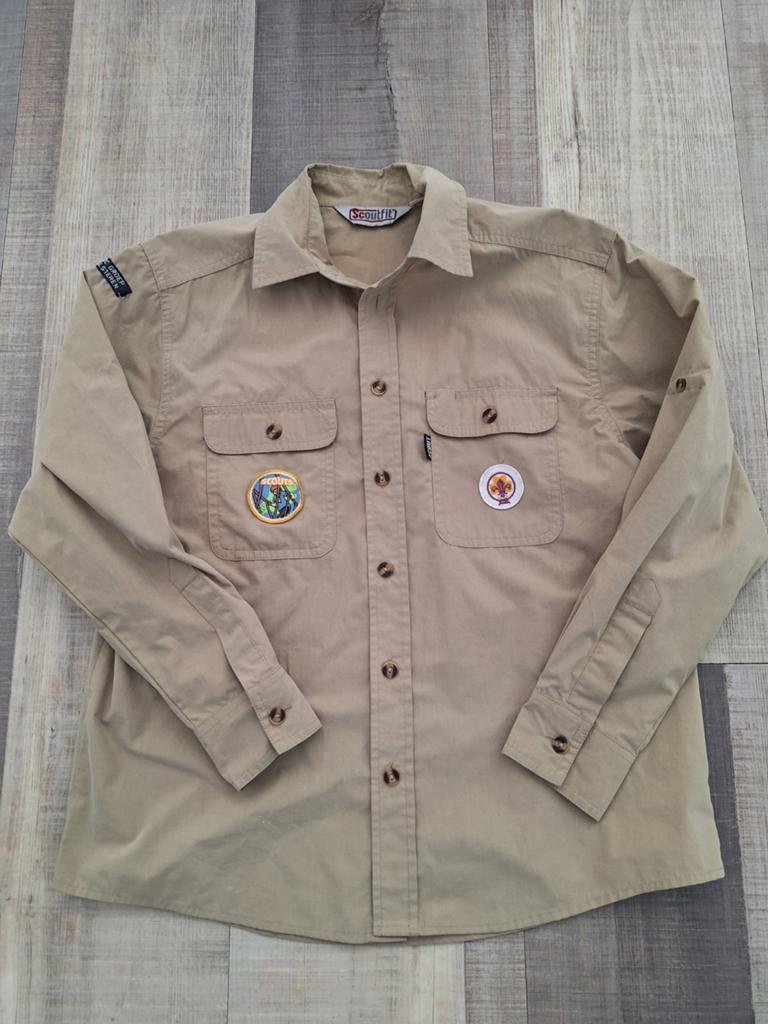Scouting blouse Scoutfit maat 152 Verkenners/Gidsen, Verzamelen, Scouting, Ophalen of Verzenden, Zo goed als nieuw, Kleding