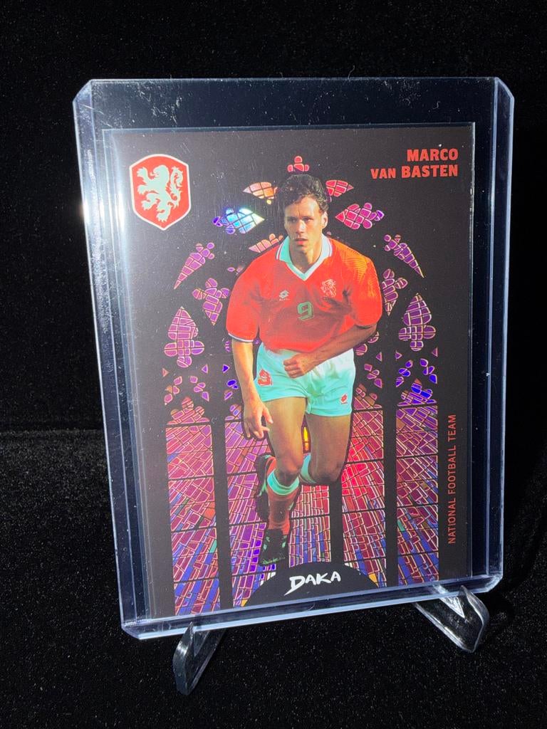 Daka Marco van Basten Spelerskaart - Legende 67/99, Verzenden, Zo goed als nieuw, Overige sporten, Spelerskaart