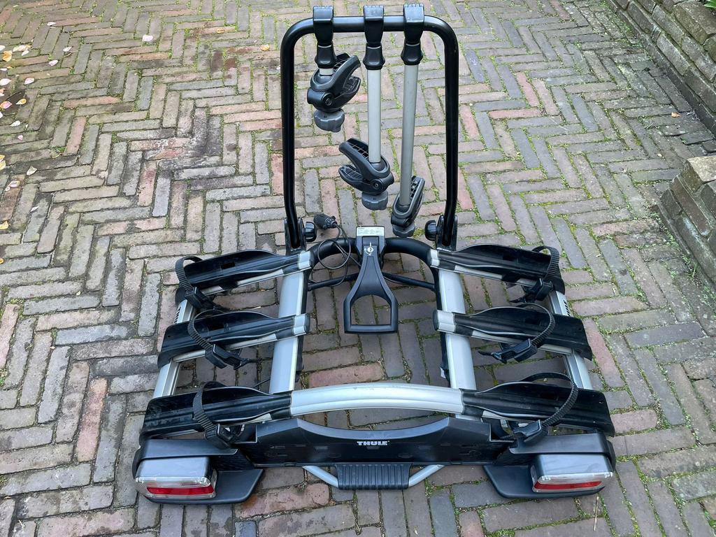Thule Euroway 923 3 bike rack, Auto diversen, Fietsendragers, Ophalen of Verzenden, Zo goed als nieuw, Achterklepdrager