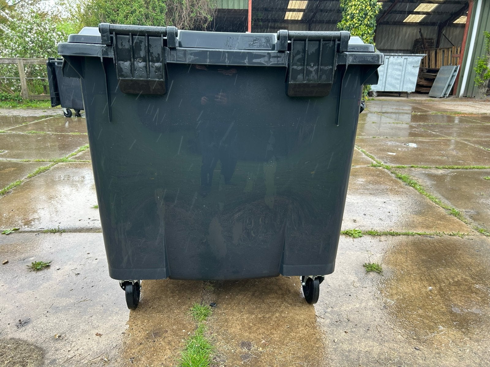 Kunststof  afvalcontainer op wielen - 1100 liter, Ophalen of Verzenden