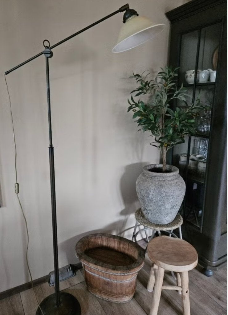 antieke leeslamp, Antiek en Kunst, Ophalen