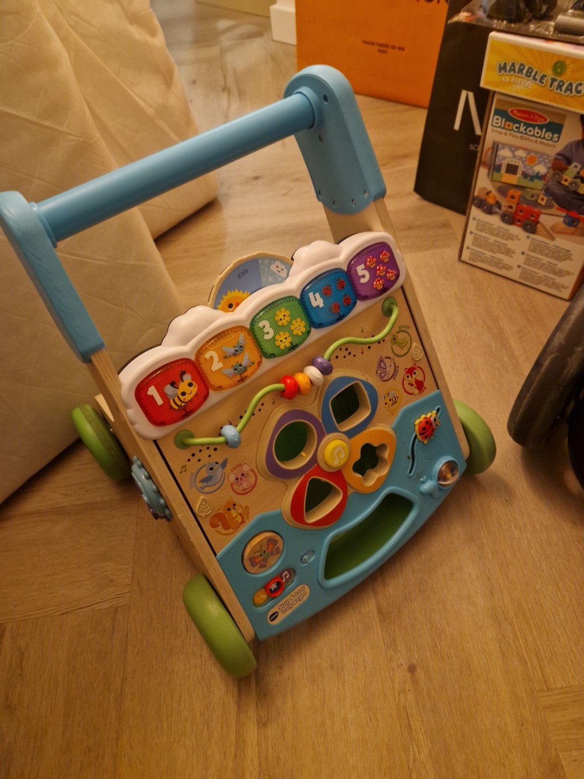 VTech Stap & Leer Loopwagen, Ophalen, Gebruikt, Overige typen, Met licht