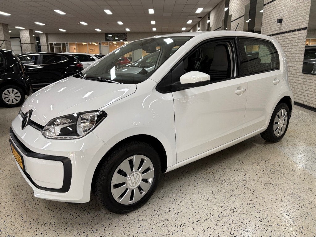 Volkswagen UP 1.0 Airco NL Auto NAP multimedia LED Rijbaanh., Gebruikt, Met garantie (alle), 4 stoelen, Origineel Nederlands