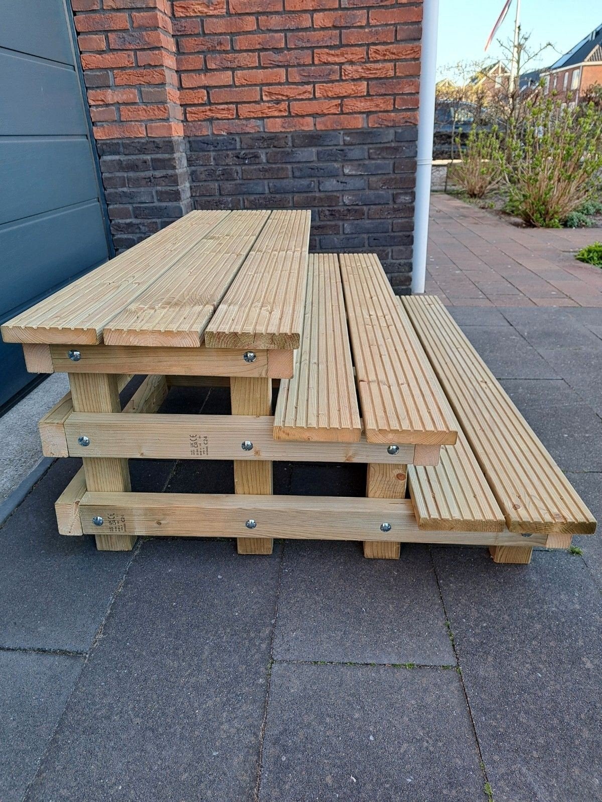 Stevige opstap bordestrap stacaravan chalet of Tinyhouse, Ophalen, Nieuw