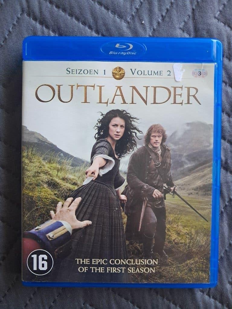 120, Blu Ray Collectie : Outlander Seizoen 1 Volume 2= 3DISC, Ophalen, Zo goed als nieuw, Tv en Series