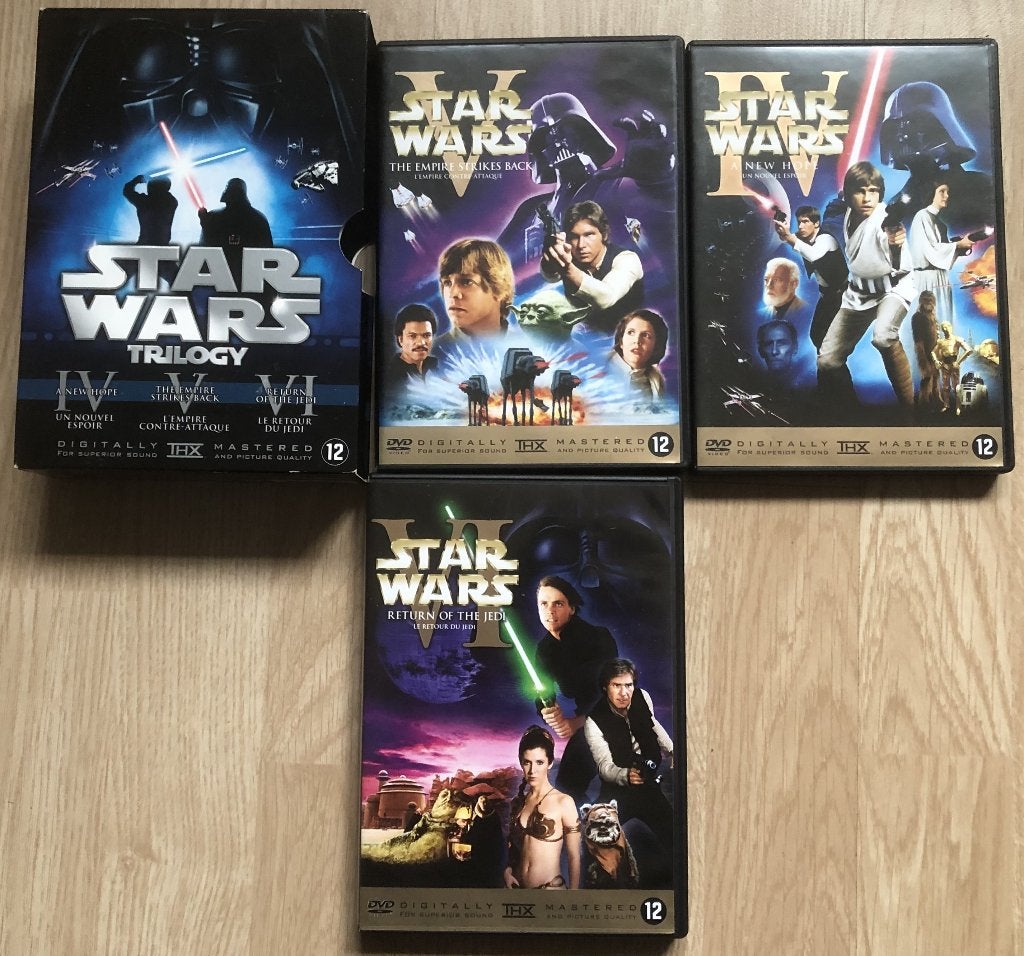 STAR WARS - STAR WARS TRILOGY - BOXSET - 3 DVD'S, Ophalen of Verzenden, Zo goed als nieuw, Overige typen