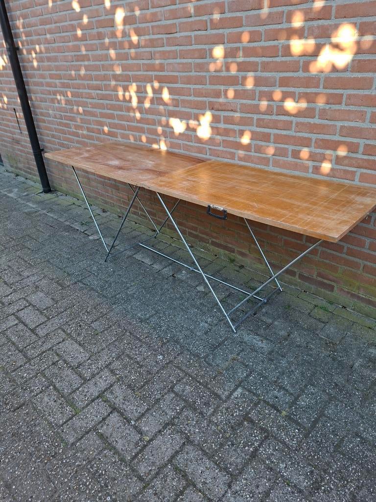 Mooie grote behangtafel 200 x 59, Doe-het-zelf en Verbouw, Ophalen, Overige typen, Zo goed als nieuw, Gerrit mouwweg 91 8075AH Elspeet
