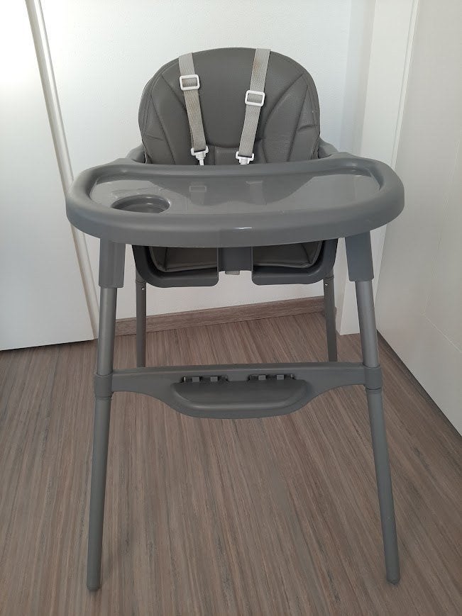 Puck Kinderstoel (3 in 1) licht grijs (2 stuks), Kinderen en Baby's, Kinderstoelen, Ophalen, Gebruikt, Overige typen, Gordel(s)