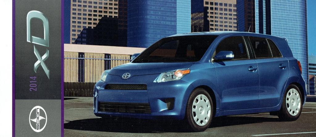 Folder Scion xD (USA-uitgave - 2014), Verzenden, Gelezen, Overige merken