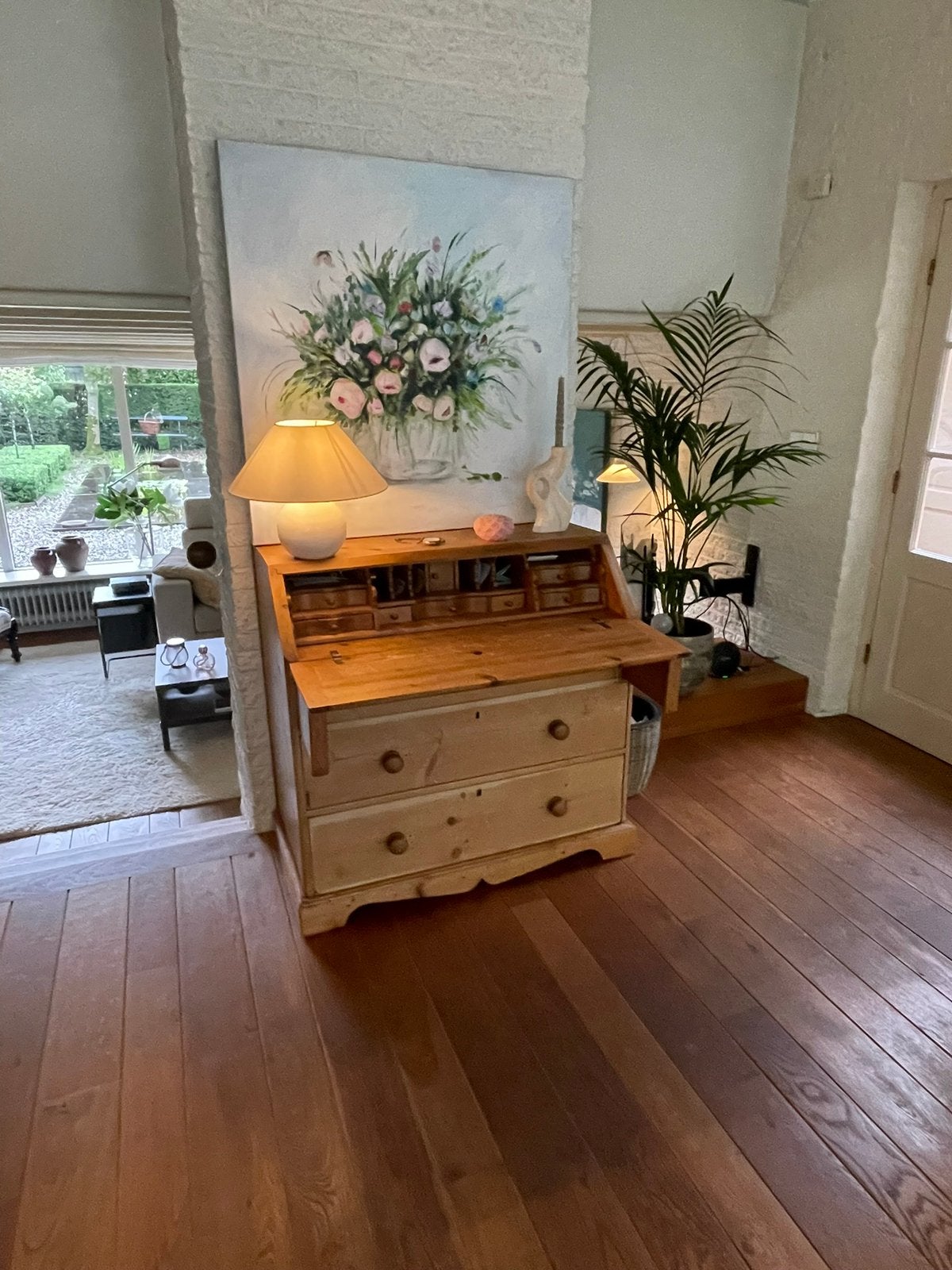 Secretaire grenen, Ophalen, Gebruikt, Vintage