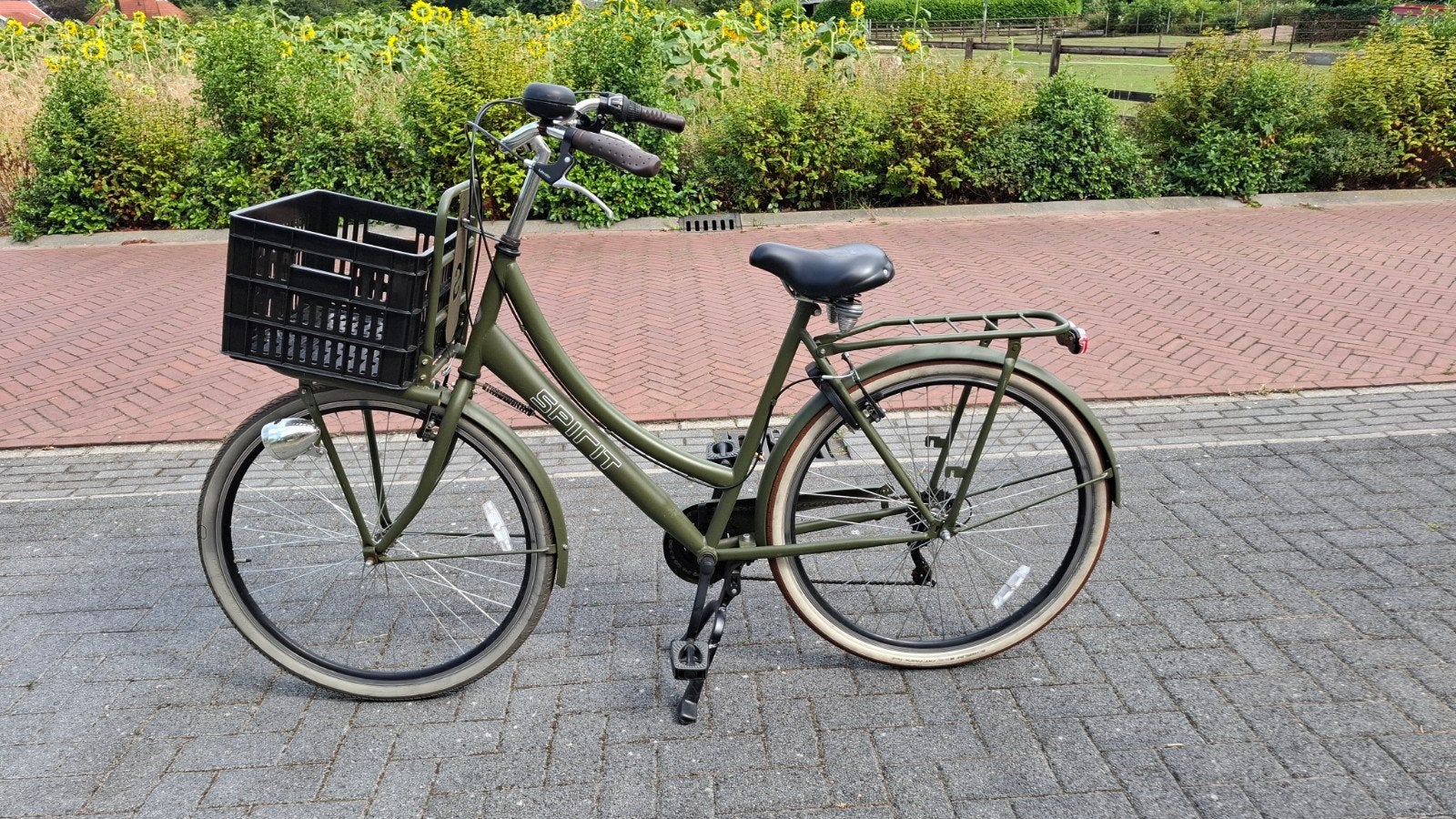 Spirit Transportfiets Dames 6 Versnellingen, Gebruikt, Velgrem, Versnellingen, 56 cm of meer