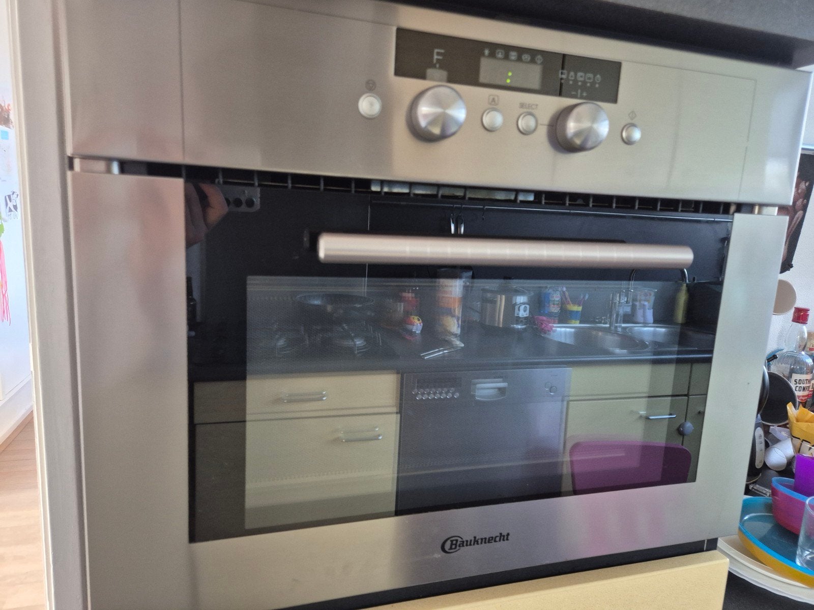 Bauknecht Combi Magnetron - Inbouw Oven met Magnetronfunctie, Ophalen, Bauknecht, Gebruikt, Combi-oven