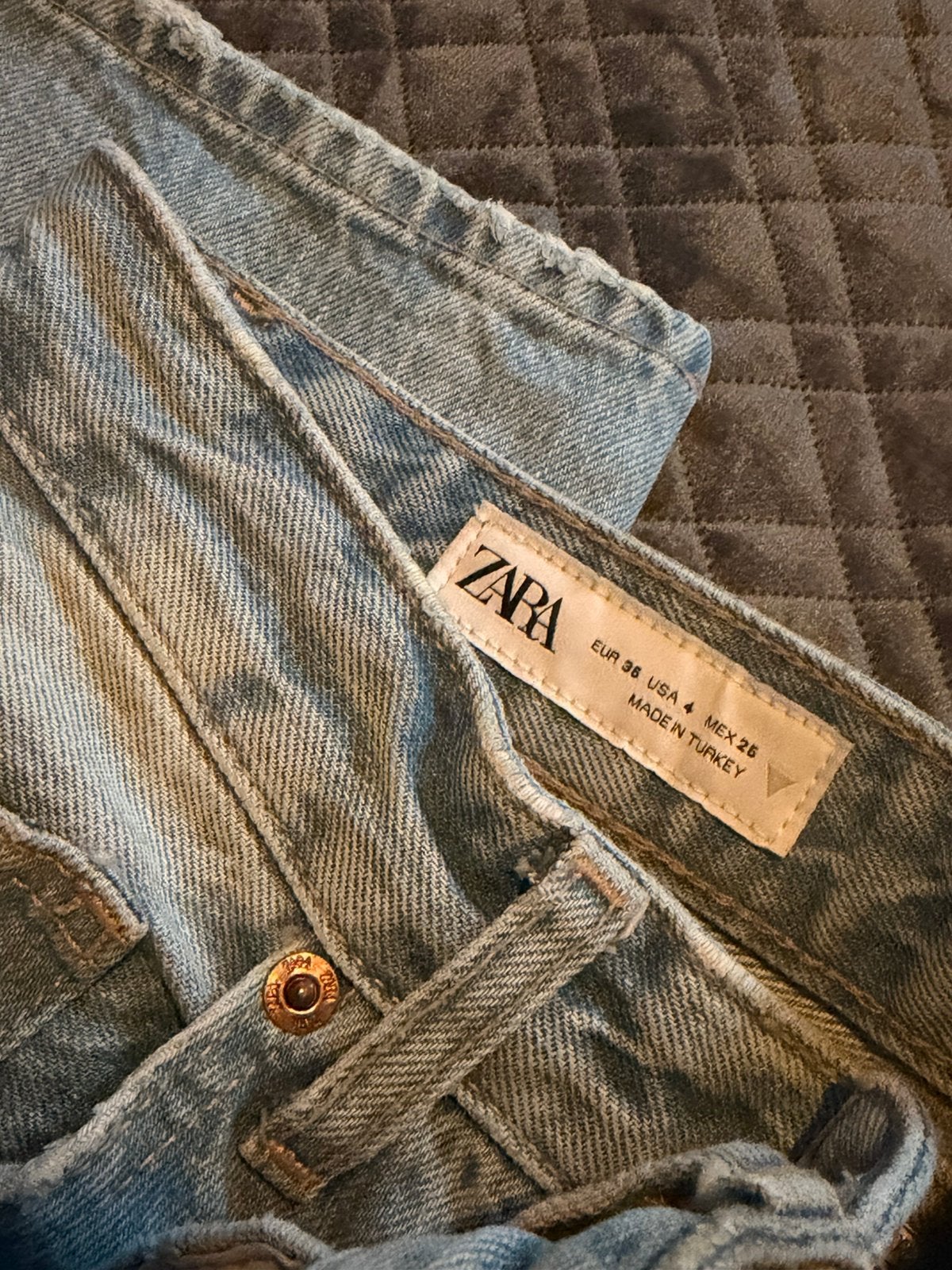 Zara jeans wide leg, Ophalen of Verzenden, Zo goed als nieuw, Blauw, W28 - W29 (confectie 36)