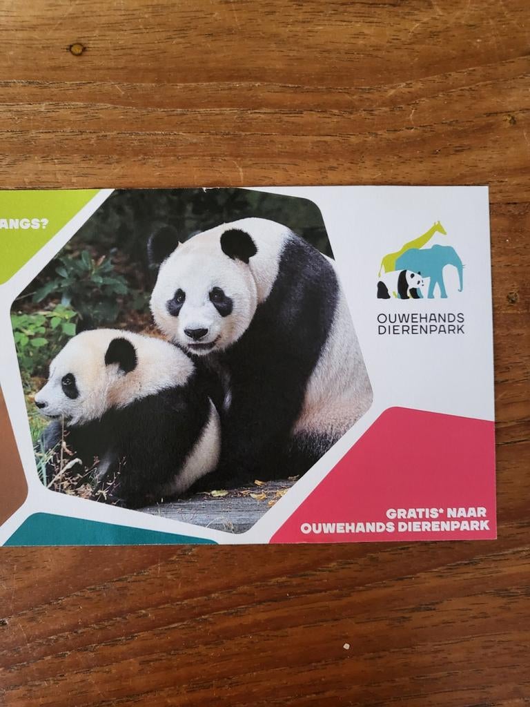 Ouwehands Dierenpark, Tickets en Kaartjes, Recreatie | Dierentuinen, Drie personen of meer, Ticket of Toegangskaart