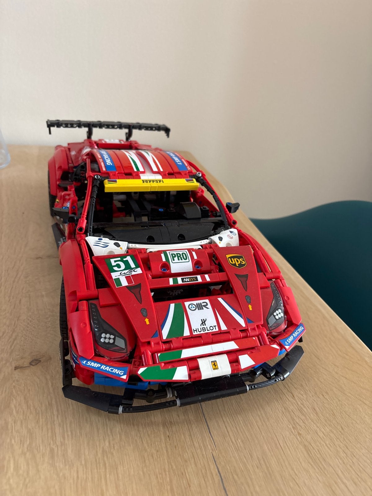 Lego Technic Ferrari 488 GTE AF Corse #51, Ophalen, Zo goed als nieuw, Overige merken