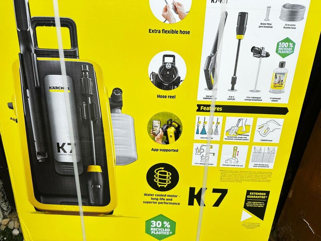 Karcher K7 comfort premium nieuw !, Tuin en Terras, Ophalen of Verzenden, Nieuw, Elektrisch