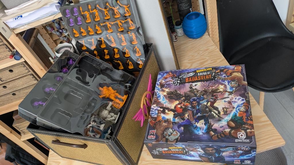 Board Game - Boorderlands Mister Torgue’s Arena of Badassery, Een of twee spelers, Ophalen of Verzenden, Zo goed als nieuw, Monster Fight Club