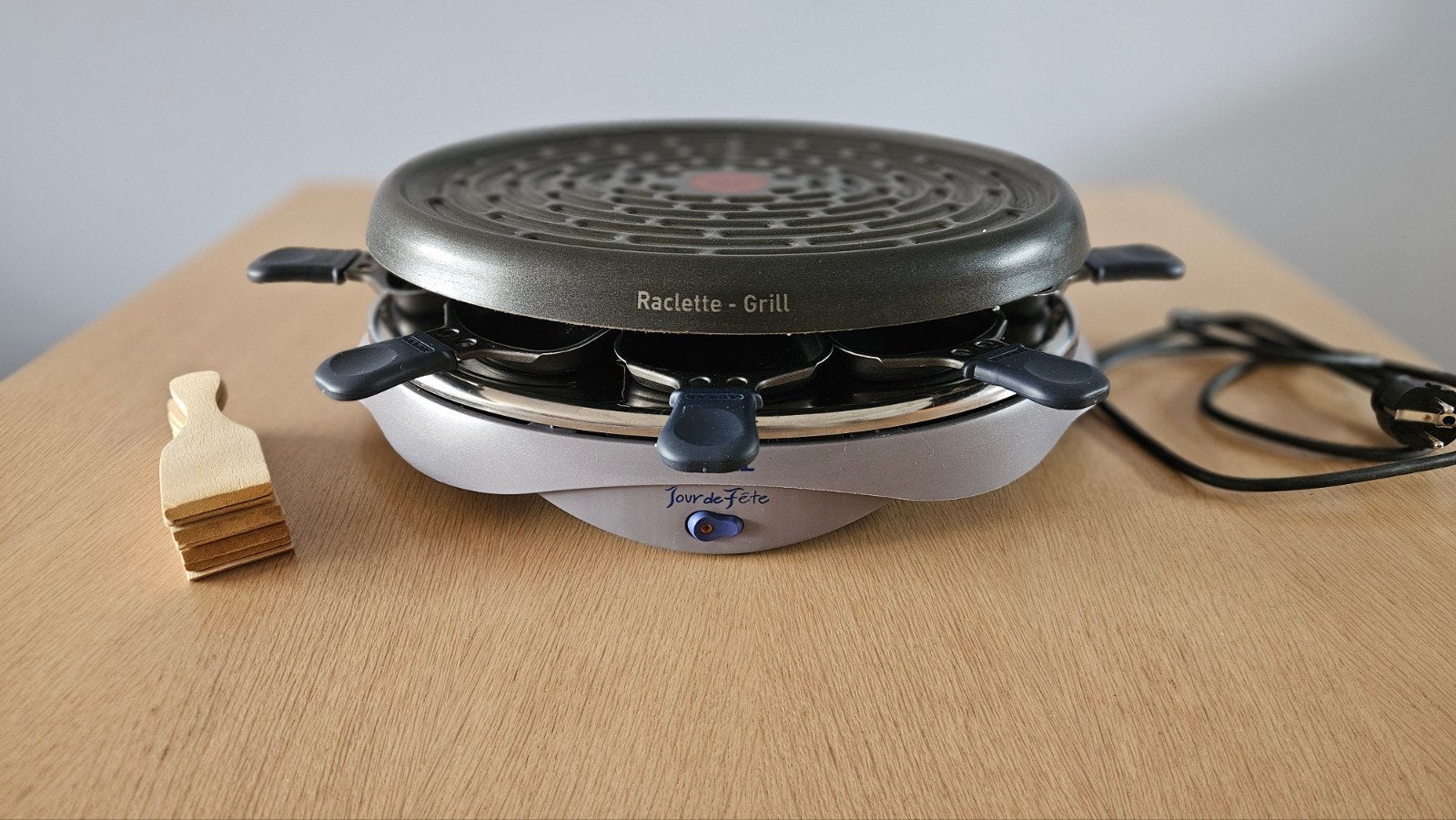 Tefal tafelgourmetstel 'Jour de Fête', Ophalen of Verzenden, Gebruikt, Tafelgrill