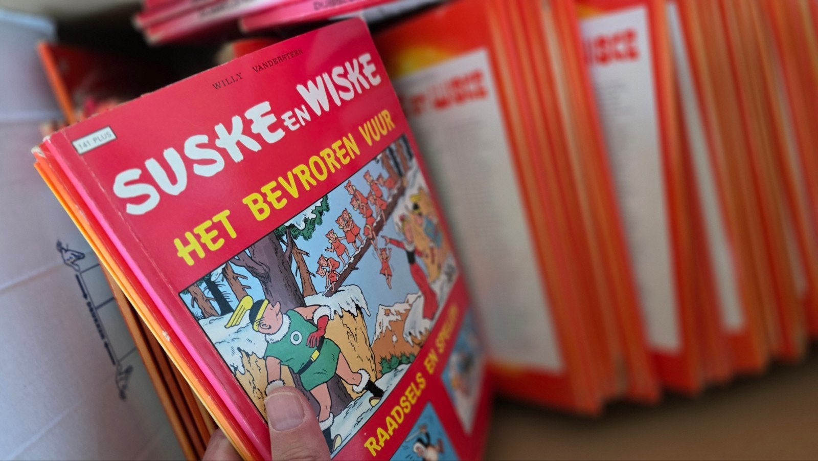Grote collectie Suske en Wiske (dubbelstrips), Meerdere stripboeken, Ophalen, Gelezen