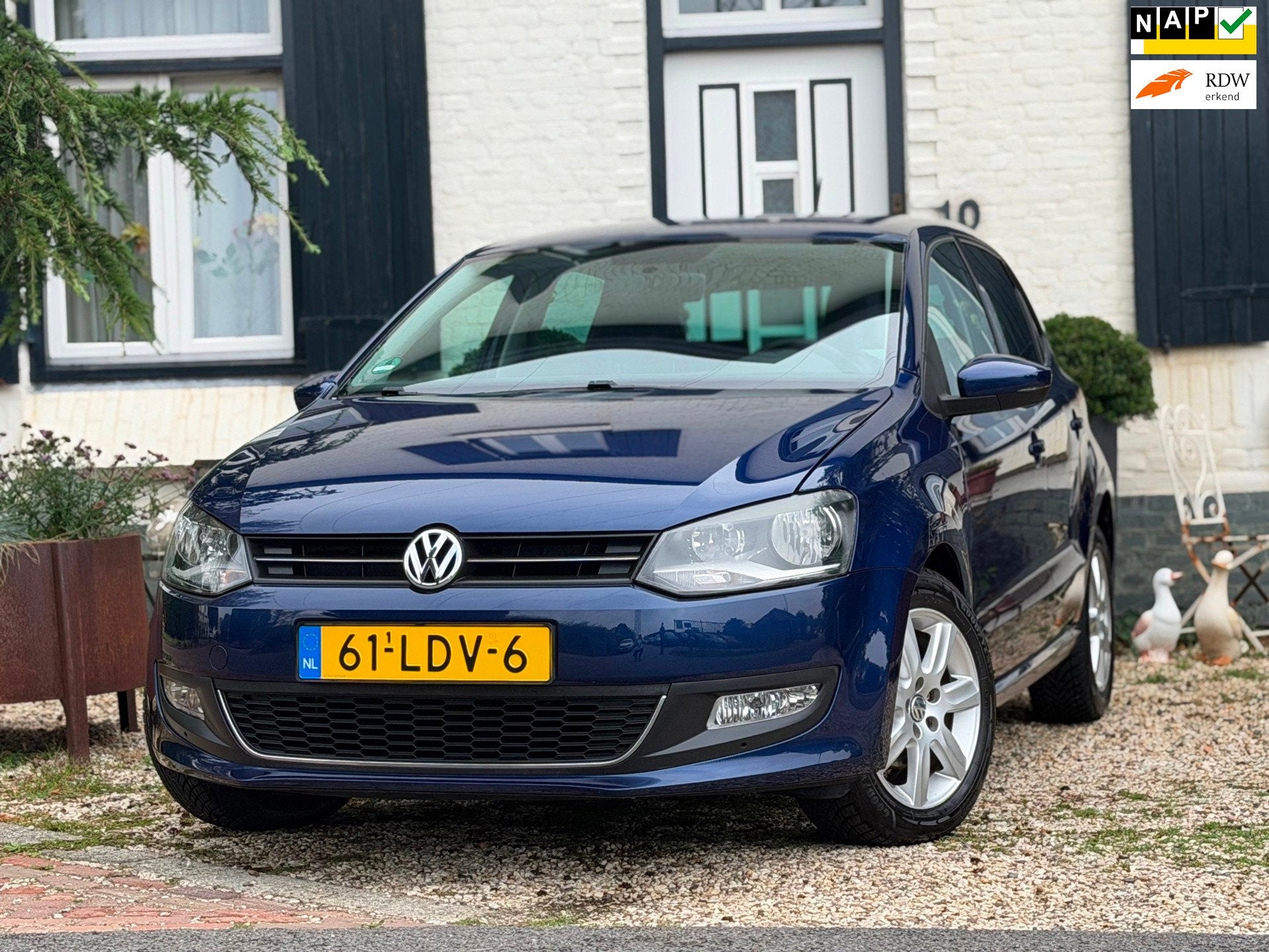 Volkswagen Polo 1.4-16V Highline|102DKM!|5DRS|Nette auto!, Auto's, Voorwielaandrijving, 86 pk, Zwart, 4 cilinders