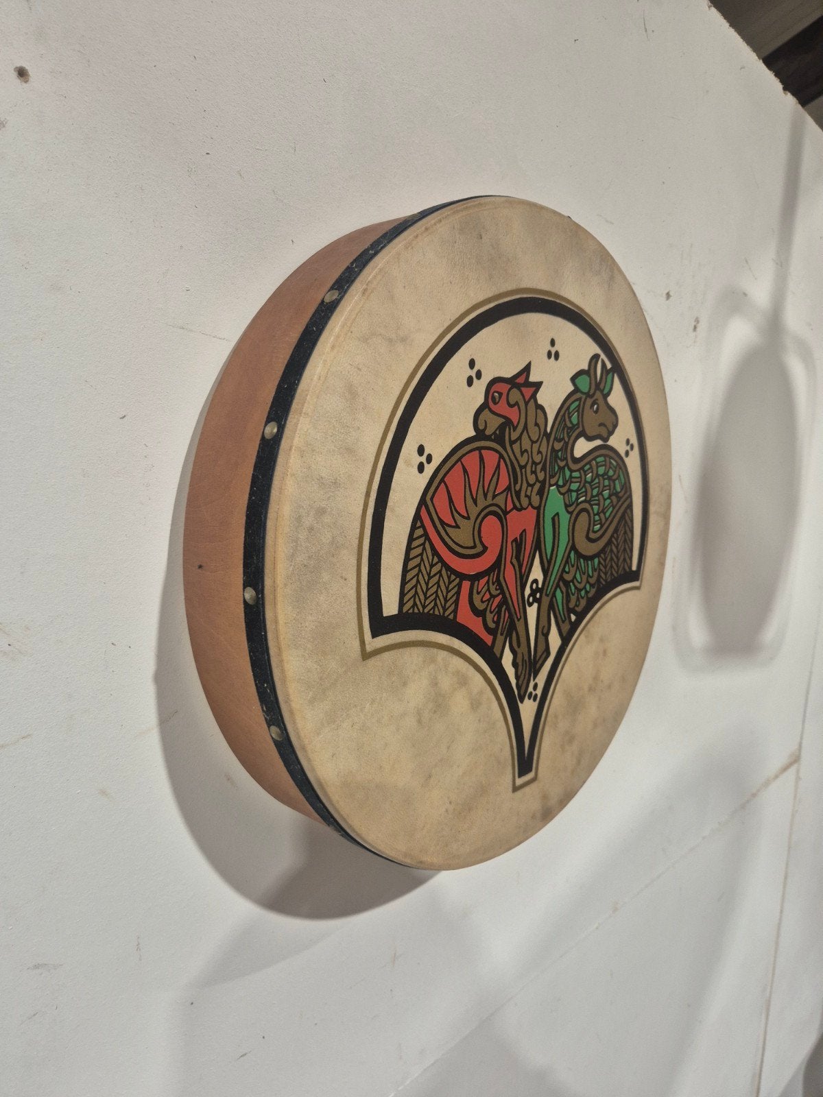 vintage iers bohdran trommel, Onbekend, Ophalen of Verzenden, Zo goed als nieuw, Onbekend