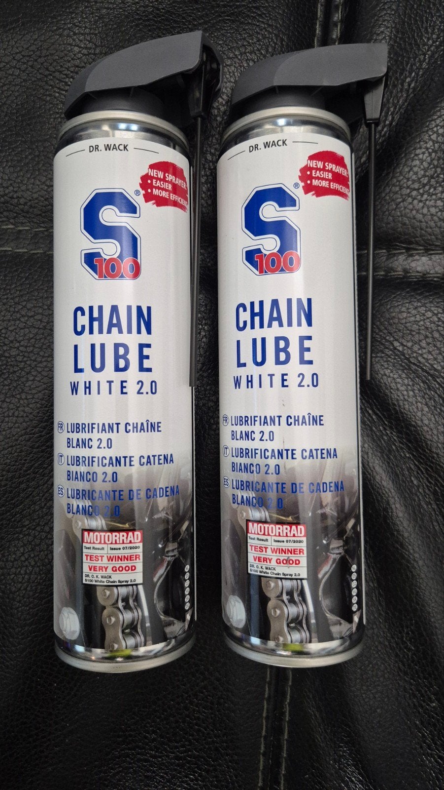 2 nieuwe bussen S100 kettingspray Chain Lube White 2.0, Ophalen of Verzenden