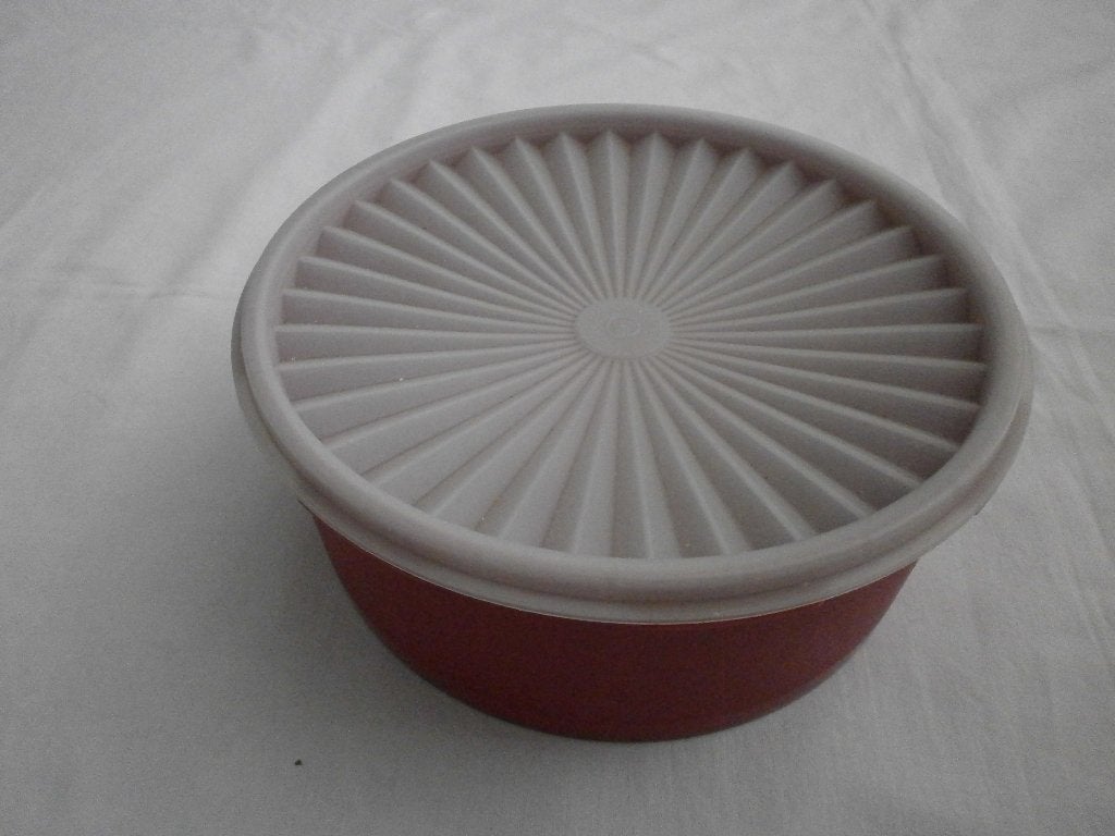 Tupperware Koektrommel Rood/Wit, Ophalen of Verzenden, Gebruikt, Rood, Overige typen