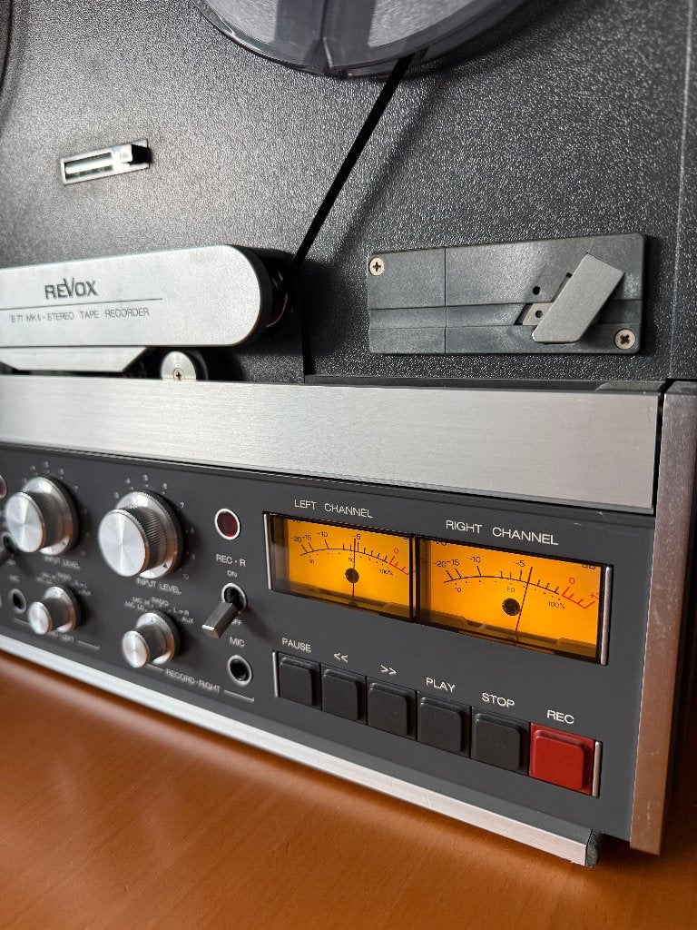 Revox B77 MK2 Tape Recorder, Ophalen, Bandrecorder, Met banden