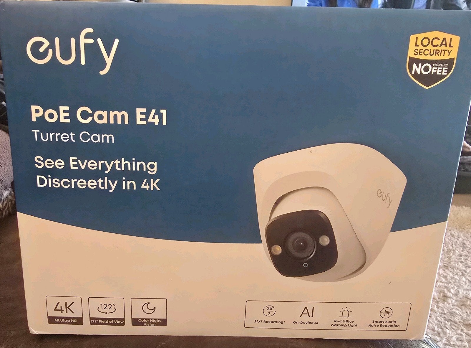 Eufy PoE Cam E41 Beveiligingscamera, Ophalen of Verzenden, Nieuw, Buitencamera