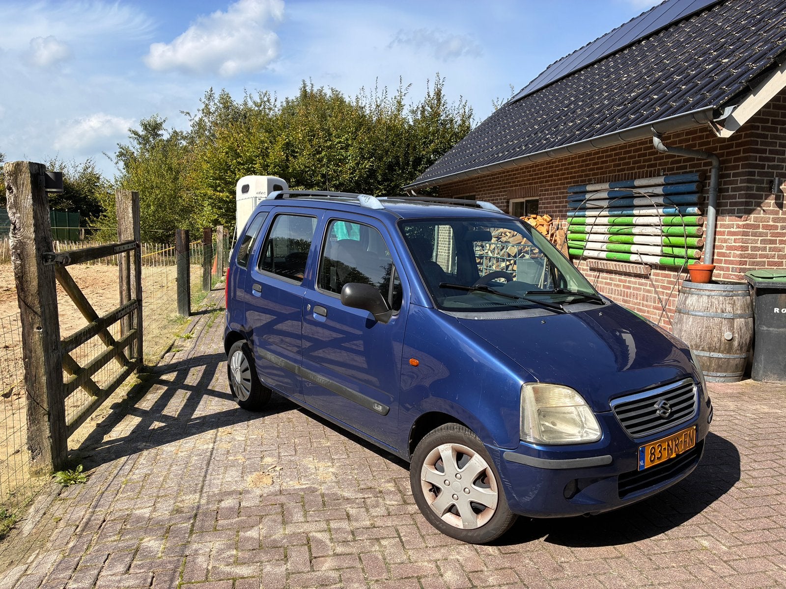 Suzuki Wagon R+ 1.3 2004 Blauw, Voorwielaandrijving, 40 €/maand, 4 cilinders, Origineel Nederlands
