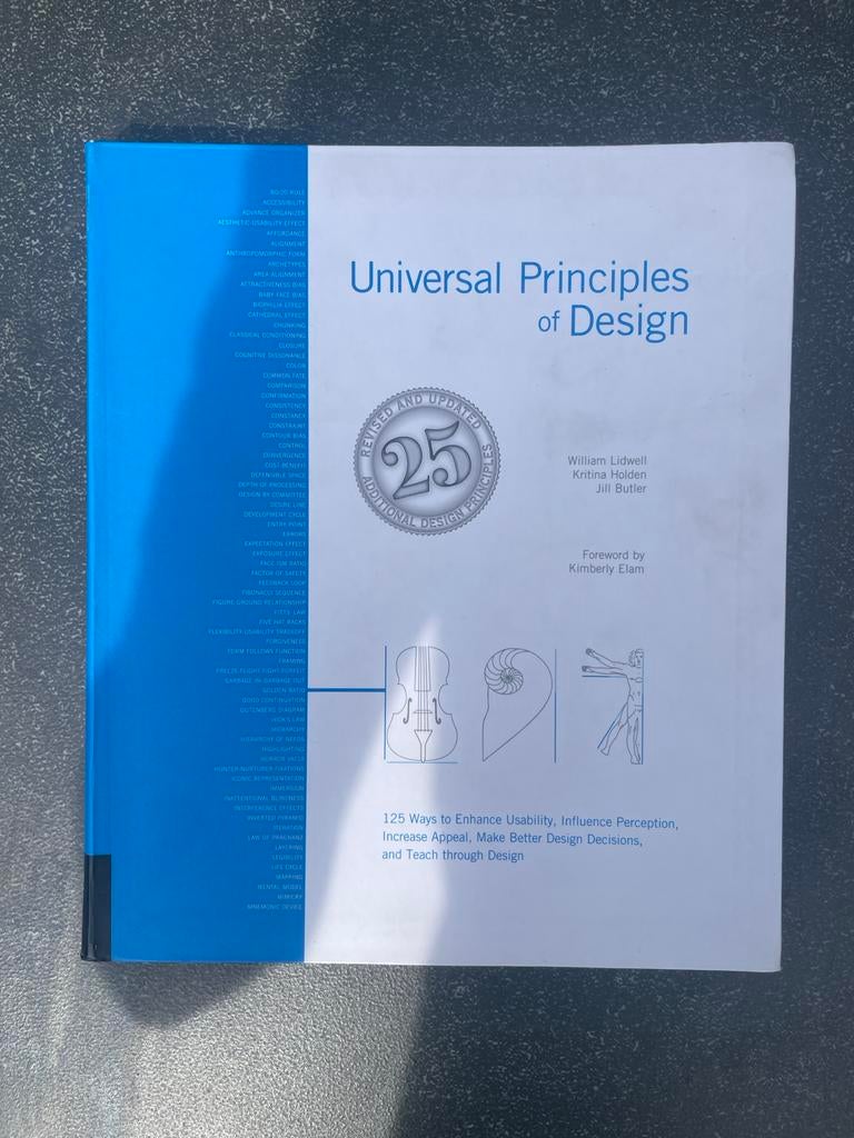 Universal Principles of Design - Boek over Ontwerpprincipes, Boeken, Ophalen of Verzenden, Zo goed als nieuw, Overige onderwerpen