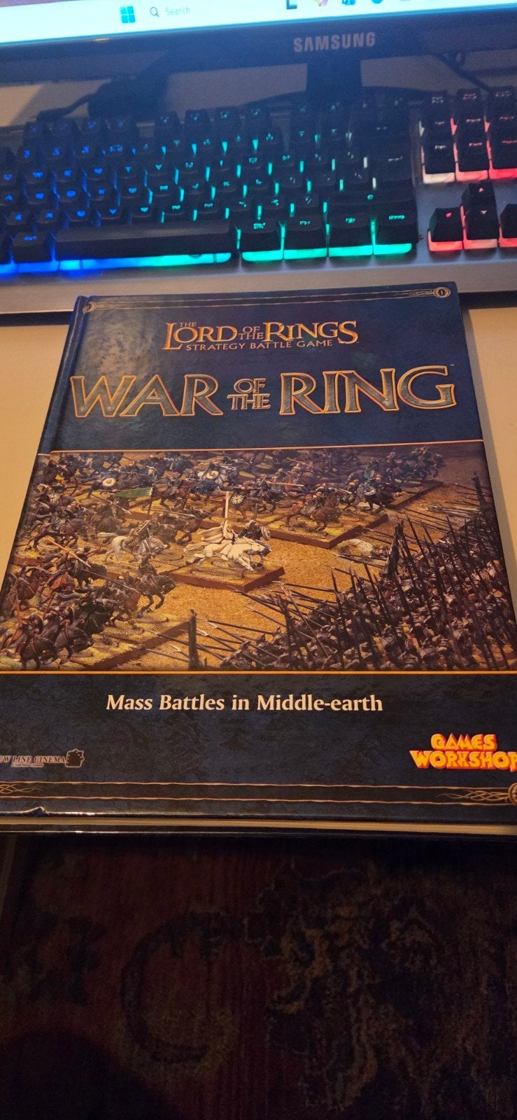 Gamesworkshop LOTR War of the Ring Rulebook, Ophalen of Verzenden, Lord of the Rings, Boek of Catalogus