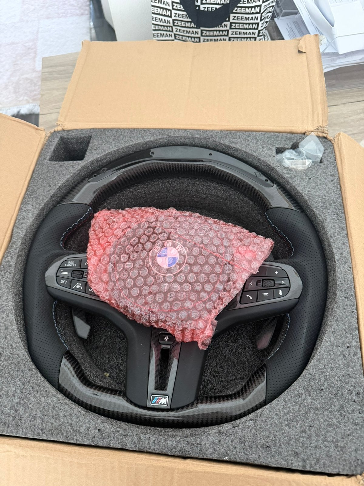 Custom Carbon Led BMW stuur nieuw ( G05,G20 etc . ), Auto-onderdelen, Ophalen of Verzenden, Nieuw, BMW