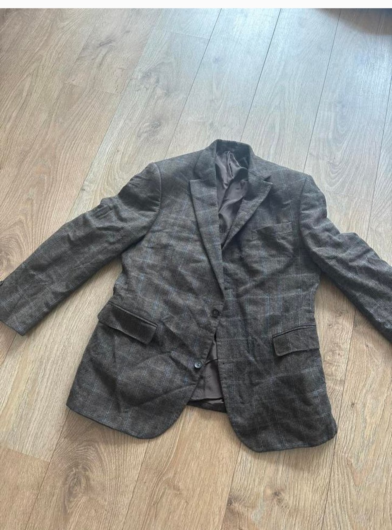 Carl Gross Tobias SS luxe colbert maat L, Ophalen of Verzenden, Zo goed als nieuw, Maat 48/50 (M), Bruin