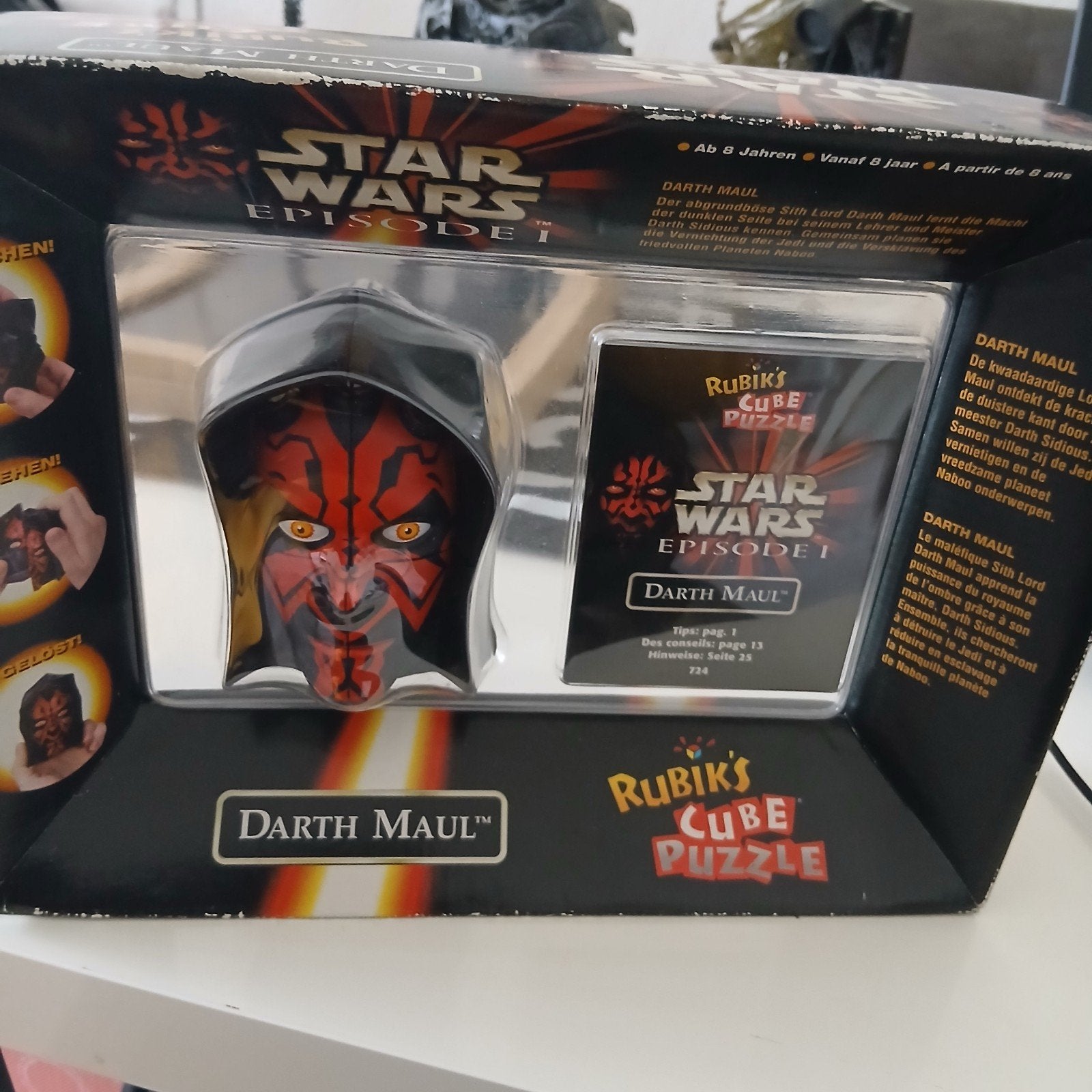 Rubik's Cube Puzzle Star Wars Episode I Darth Maul, Verzamelen, Ophalen, Nieuw, Actiefiguurtje