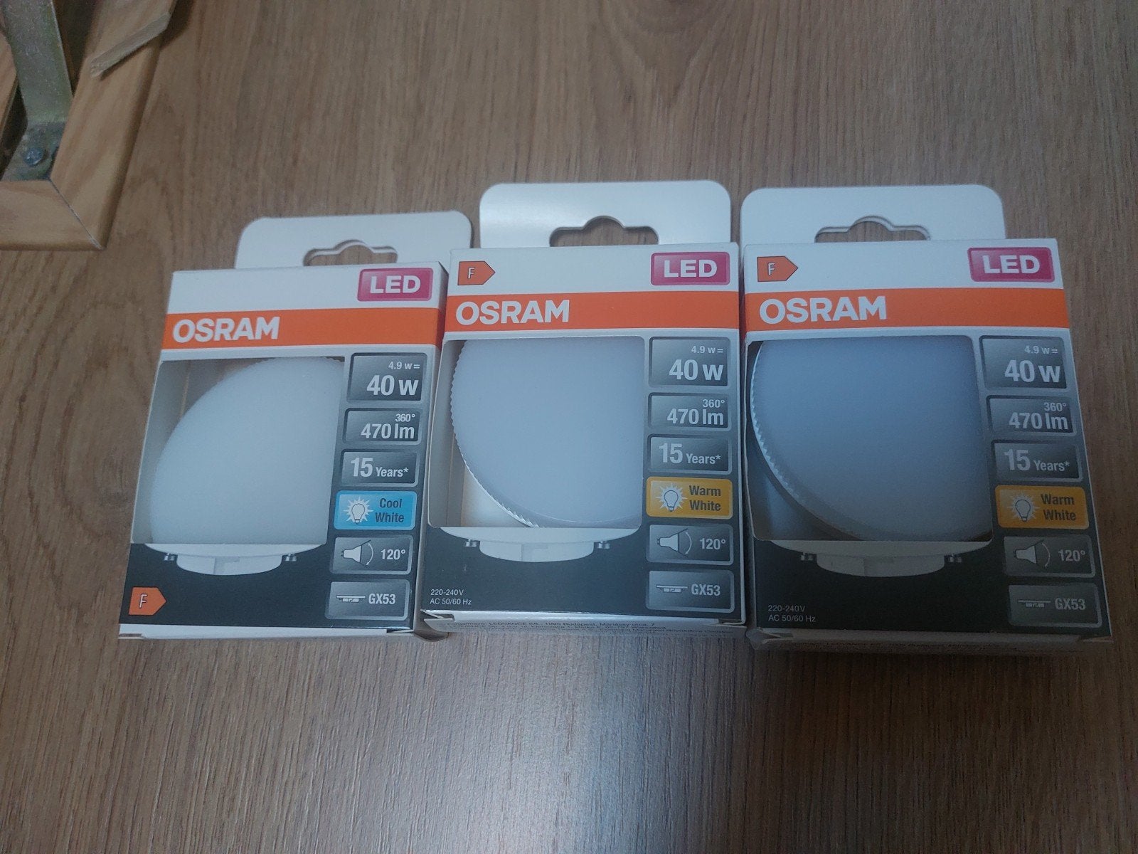 Osram LED GX53 40W 470lumen, Ophalen of Verzenden, Led-lamp