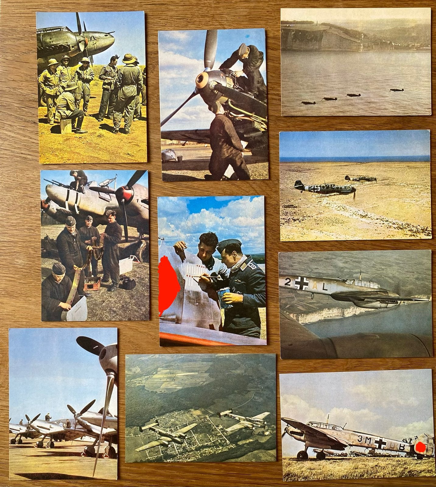 Kaarten Luftwaffe wo2, Ophalen of Verzenden, Luchtmacht, Duitsland, Foto of Poster