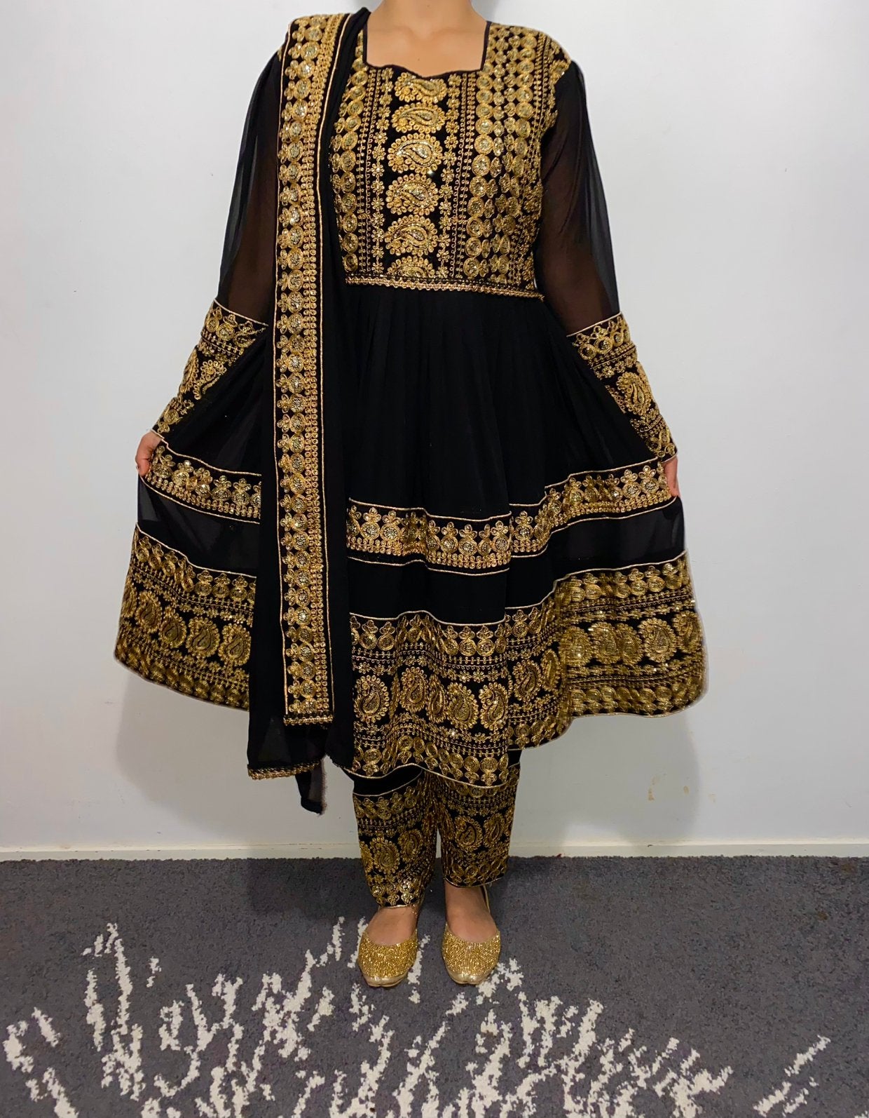 Afghaanse jurk / kleding / afghani, Kleding, Ophalen, Maat 38/40 (M), Overige thema's