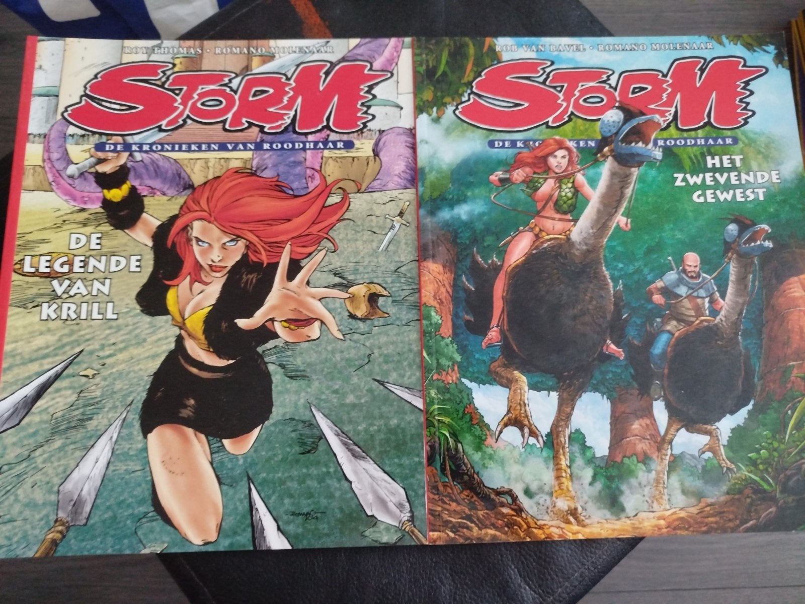 STORM KRONIEKEN VAN ROODHAAR 2 STUKS, Roy Thomas, Ophalen of Verzenden, Zo goed als nieuw, Meerdere stripboeken