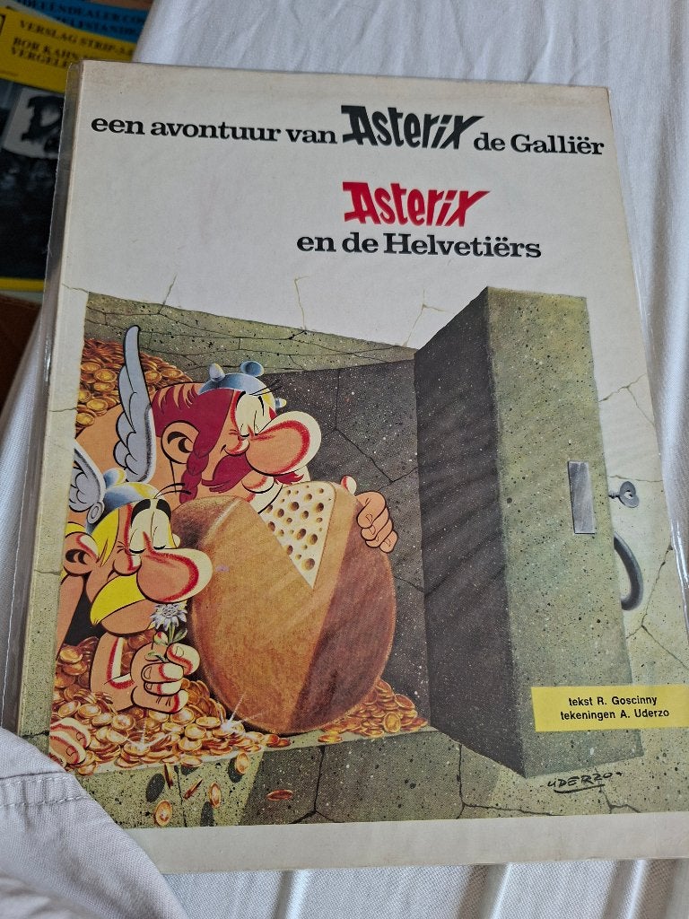 avontuur van Asterix de Galliër, Asterix en de Helvetiërs, Boeken, Eén stripboek, Ophalen of Verzenden, Gelezen