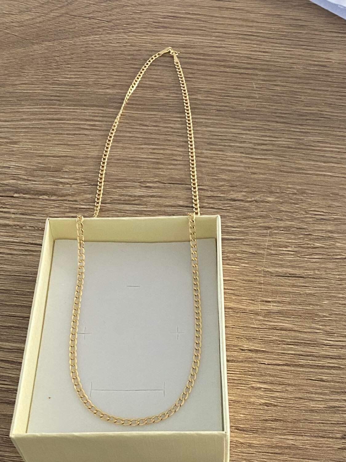 14 karaat gouden ketting gemerkt 585, Ophalen of Verzenden, Nieuw, Goud, Goud