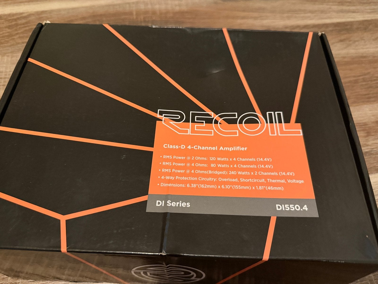 Recoil 4-Kanaals Car Audio Versterker – Ongebruikt, Ophalen of Verzenden, Nieuw, Overige automerken