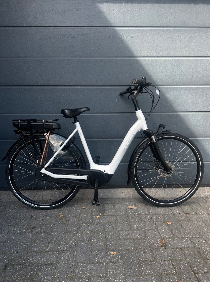 Batavus Finez E-go Active Plus 400Wh Dames Parelmoerwit 57cm, Ophalen, Gebruikt, -, -