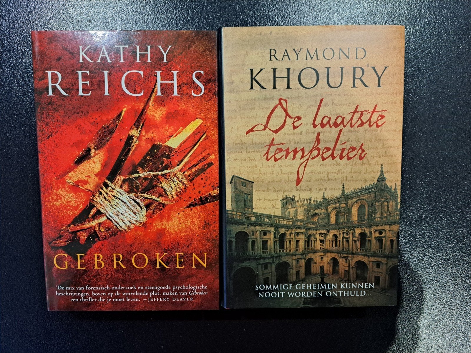 Hardcover Thrillers: Kathy Reichs & Raymond Khou, Ophalen of Verzenden, Gelezen, Kathy Reichs, Raymond Khoury