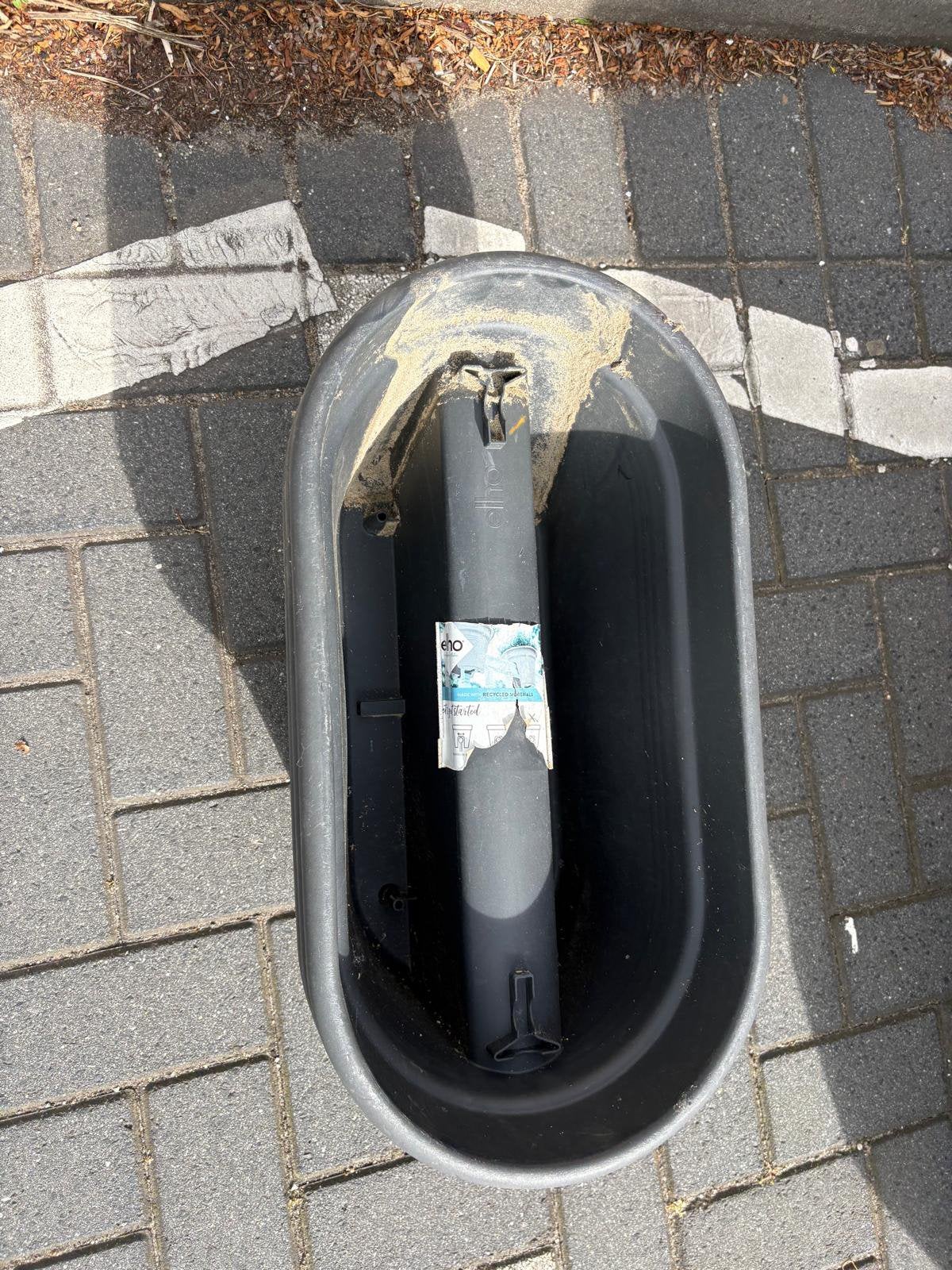 Plantbak bloem bak voor balkon of tuin, Kunststof, Minder dan 30 cm, Balkon, Rond