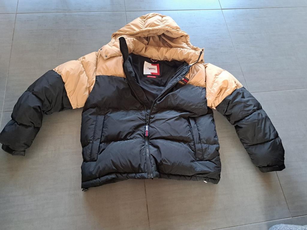 Tommy hilfiger winterjas, Ophalen, Zo goed als nieuw, Maat 56/58 (XL), Blauw