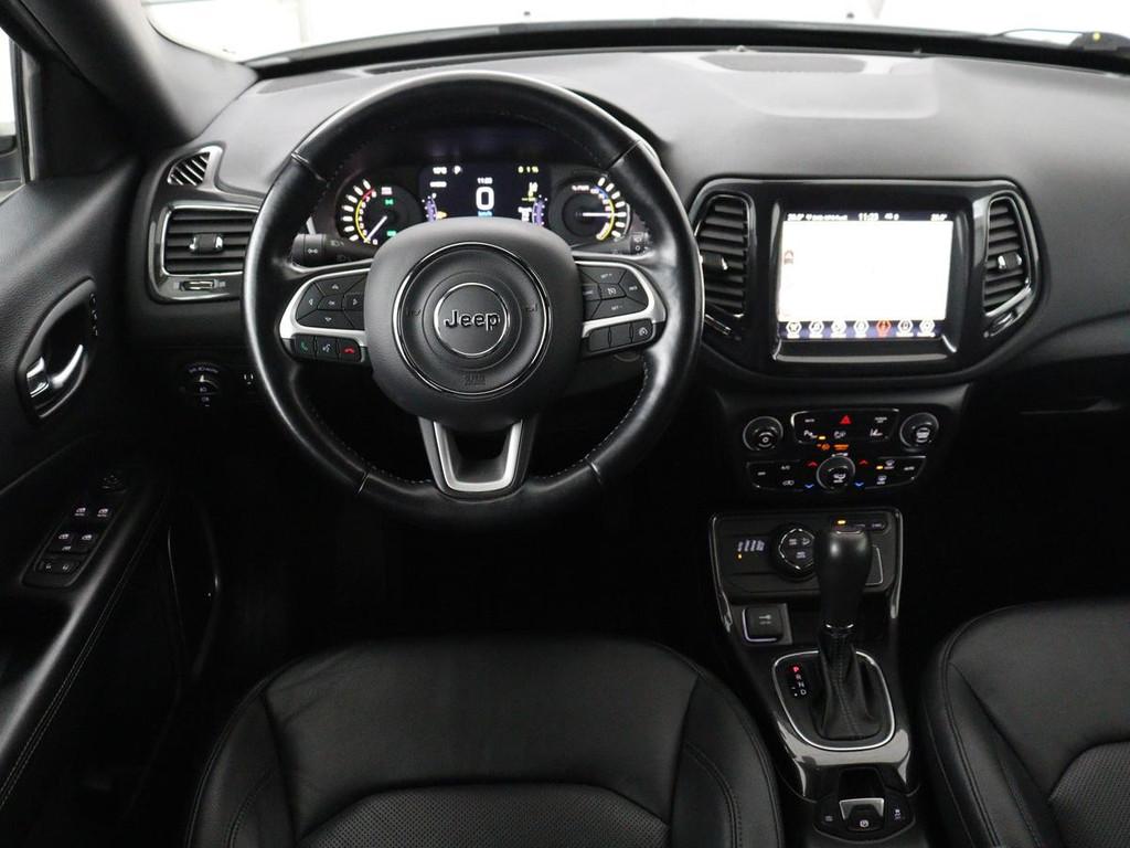 Jeep Compass 4xe 240 Plug-in Hybrid Electric S | Leder | Sto, Auto's, Jeep, Automaat, 4 cilinders, Wit, Bedrijf