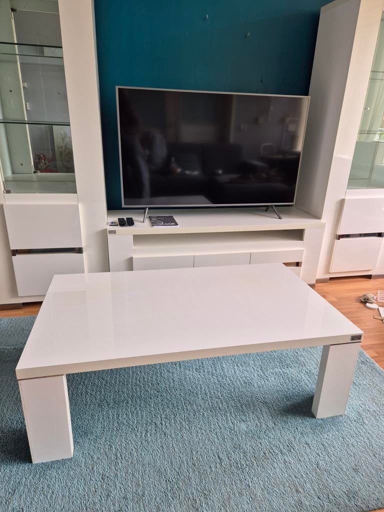 Witte hoogglans meubelset, Huis en Inrichting, Complete inboedels, Ophalen of Verzenden